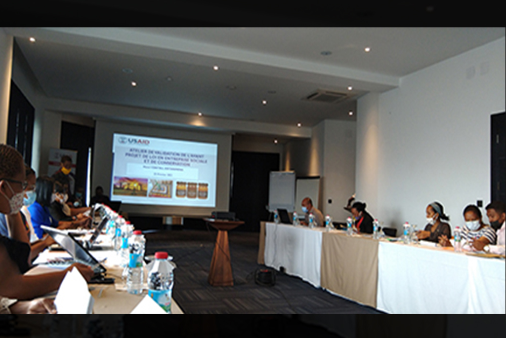 Projet de Loi sur l’entreprenariat social et/ou de conservation, une voie certaine de développement selon la société civile.